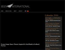 Tablet Screenshot of ibseninternational.com